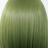 Sleek Olive Green Bob Wig - MARKETPLACE | Brown, Fringe, Synthetic Hair | Milk & Honey Wigs