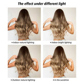 Soft Brown with Ash Blonde Highlights Wig - MARKETPLACE | Brown, Fringe, Synthetic Hair | Milk & Honey Wigs