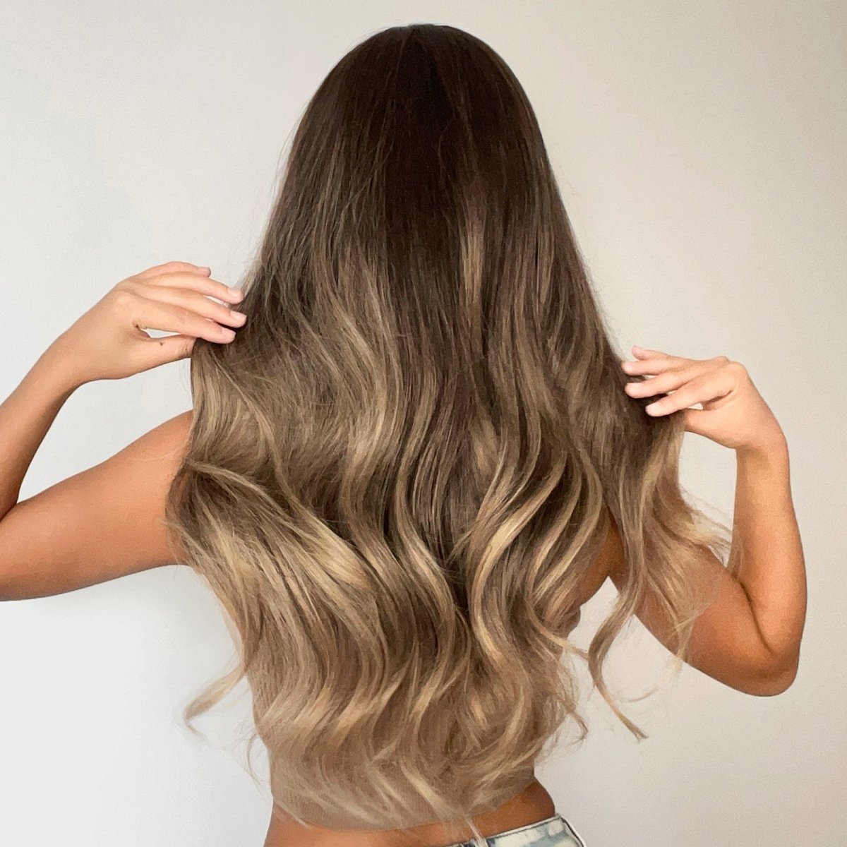 Soft Brown with Ash Blonde Highlights Wig - MARKETPLACE | Brown, Fringe, Synthetic Hair | Milk &amp; Honey Wigs