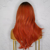 STELLA - Flame - Fringe Wig | Red, 22 Inch, Fringe, Synthetic Hair | Milk & Honey Wigs