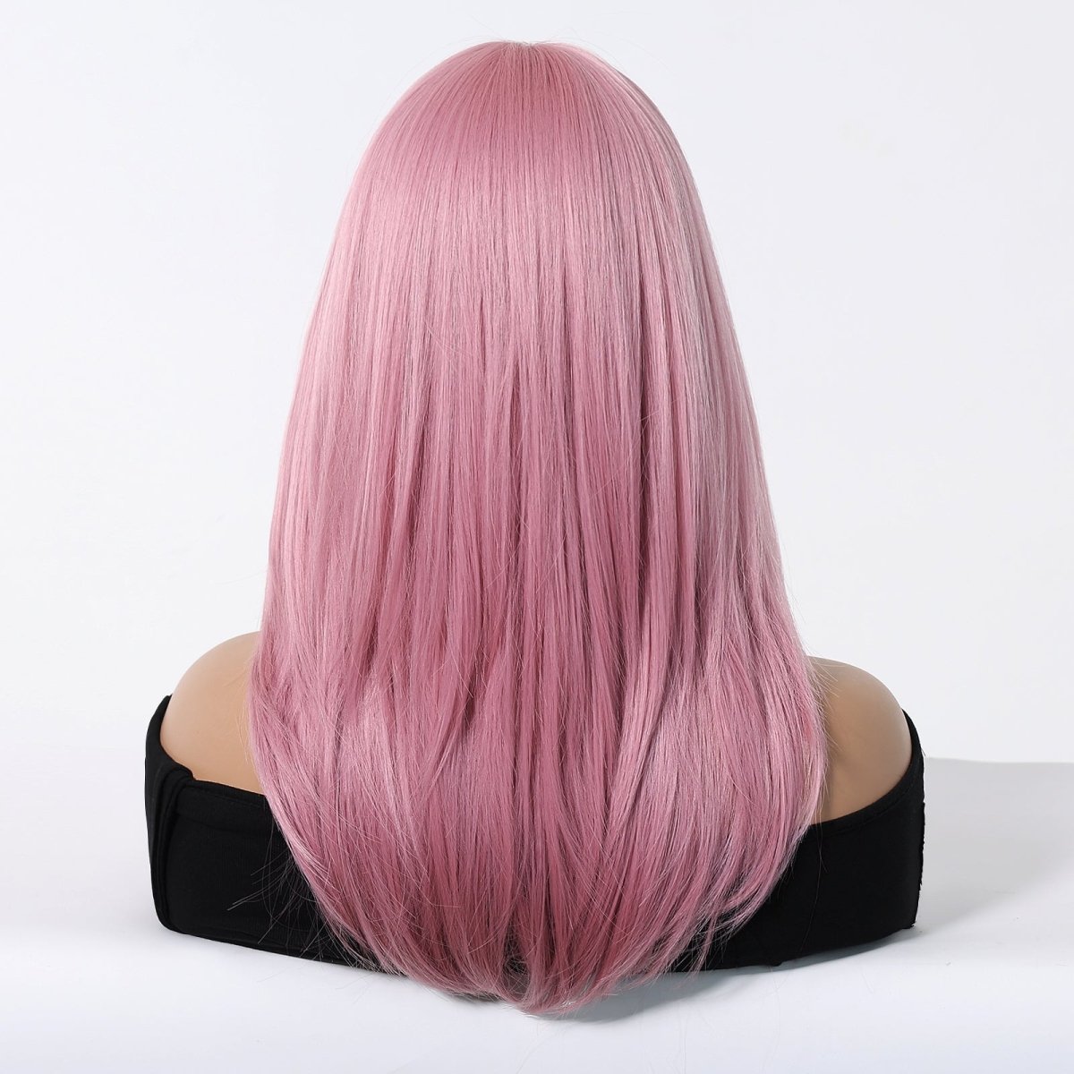 Straight Pastel Pink Wig - MARKETPLACE | Pink, Fringe, Synthetic Hair | Milk &amp; Honey Wigs