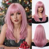 Straight Pastel Pink Wig - MARKETPLACE | Pink, Fringe, Synthetic Hair | Milk & Honey Wigs
