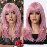 Straight Pastel Pink Wig - MARKETPLACE | Pink, Fringe, Synthetic Hair | Milk & Honey Wigs