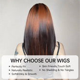 Straight Two-Tone Wig  - MARKETPLACE | Black, Fringe, Synthetic Hair | Milk & Honey Wigs