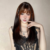Straight Two-Tone Wig  - MARKETPLACE | Black, Fringe, Synthetic Hair | Milk & Honey Wigs