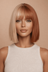 SUMMER - Copper - Fringe Wig - Milk & Honey Wigs