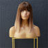 TALLULAH brown ombre synthetic straight fringe wig | Milk & Honey Wigs