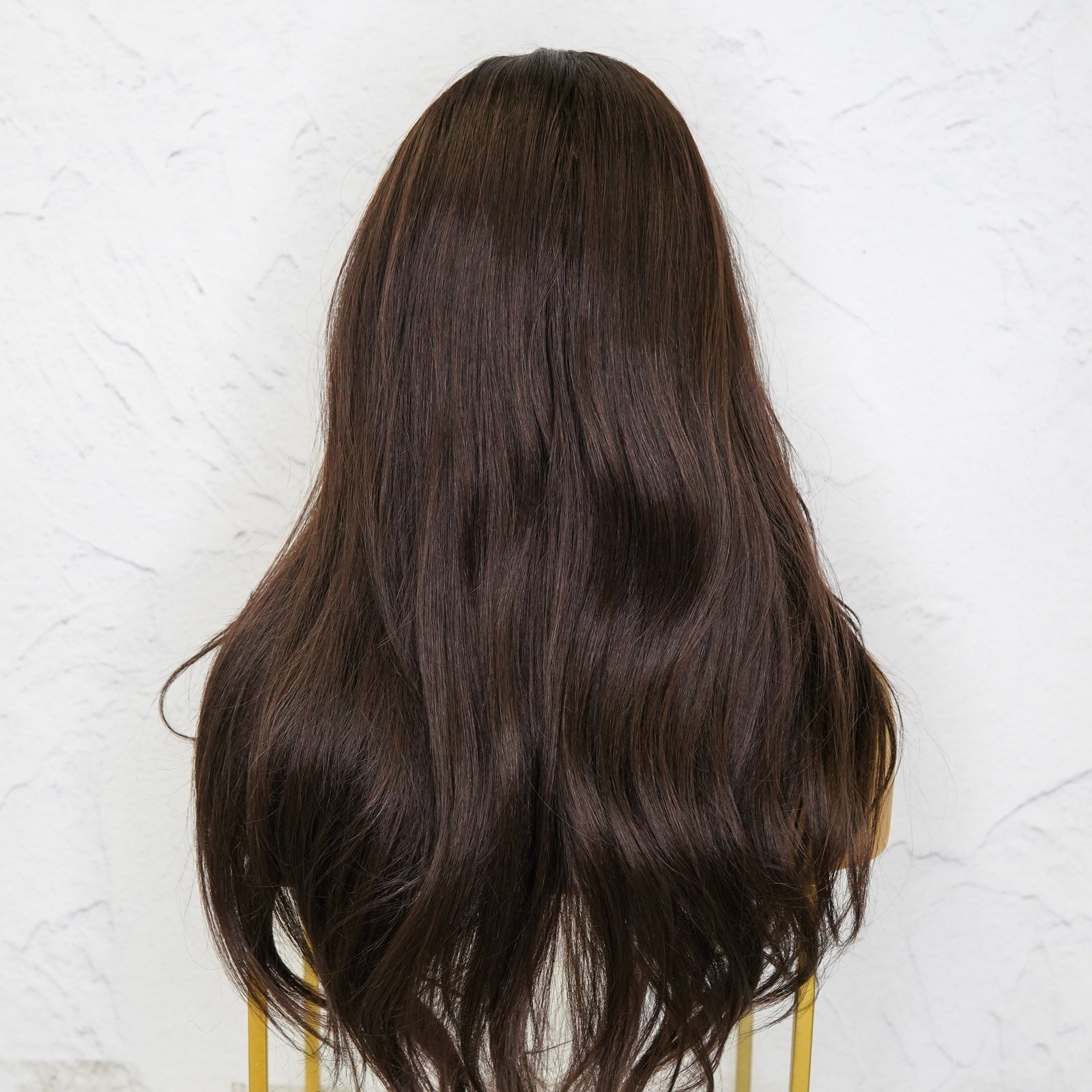 TARA Dark Brown Lace Front Wig - Milk &amp; Honey Wigs