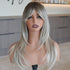 TASH Ombre Blonde synthetic loose-wave fringe wig | Milk & Honey Wigs