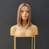 TIFFANY - Caramel - Lace Front Wig | Blonde, 14 Inch, T-Part Lace Front, Synthetic Hair | Milk & Honey Wigs