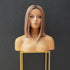 TIFFANY caramel synthetic straight bob lace front wig | Milk & Honey Wigs