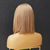 TIFFANY - Caramel - Lace Front Wig | Blonde, 14 Inch, T-Part Lace Front, Synthetic Hair | Milk & Honey Wigs