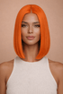 TILLY - Orange - Lace Front Wig - Milk & Honey Wigs