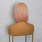 TILLY - Pink - Lace Front Wig | Pink, 12 Inch & Shorter, T-Part Lace Front, Synthetic Hair | Milk & Honey Wigs