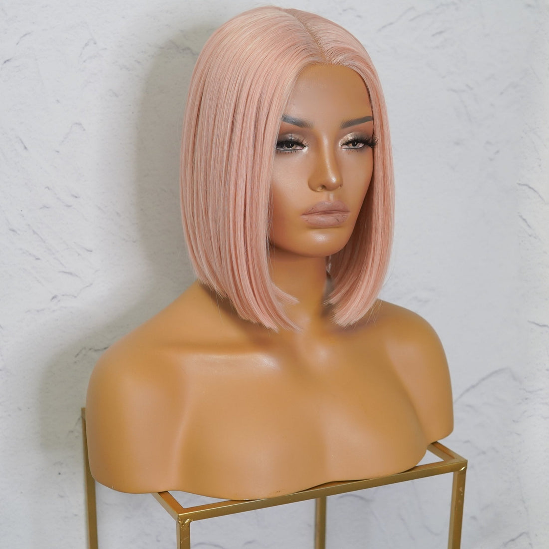TILLY - Pink - Lace Front Wig | Pink, 12 Inch &amp; Shorter, T-Part Lace Front, Synthetic Hair | Milk &amp; Honey Wigs