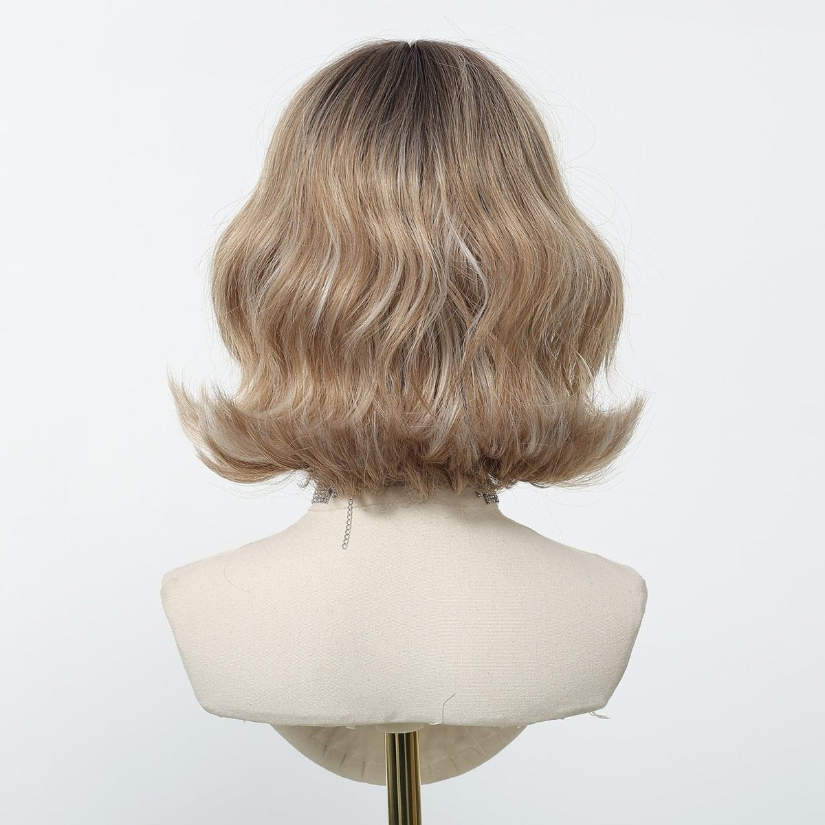 Tousled Honey Blonde Bob with Wispy Fringe Wig - MARKETPLACE | Blonde, Fringe, Synthetic Hair | Milk &amp; Honey Wigs