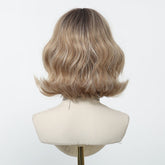 Tousled Honey Blonde Bob with Wispy Fringe Wig - MARKETPLACE | Blonde, Fringe, Synthetic Hair | Milk & Honey Wigs