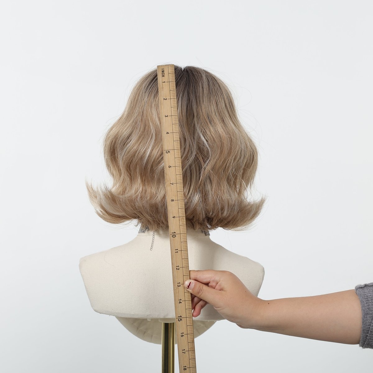 Tousled Honey Blonde Bob with Wispy Fringe Wig - MARKETPLACE | Blonde, Fringe, Synthetic Hair | Milk &amp; Honey Wigs