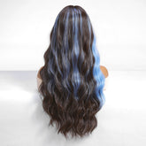 Two-Tone With Highlight Wig - MARKETPLACE | Brown, Fringe, Synthetic Hair | Milk & Honey Wigs