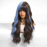 Two-Tone With Highlight Wig - MARKETPLACE | Brown, Fringe, Synthetic Hair | Milk & Honey Wigs