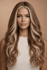 TYLER - Caramel - Lace Front Wig - Milk & Honey Wigs