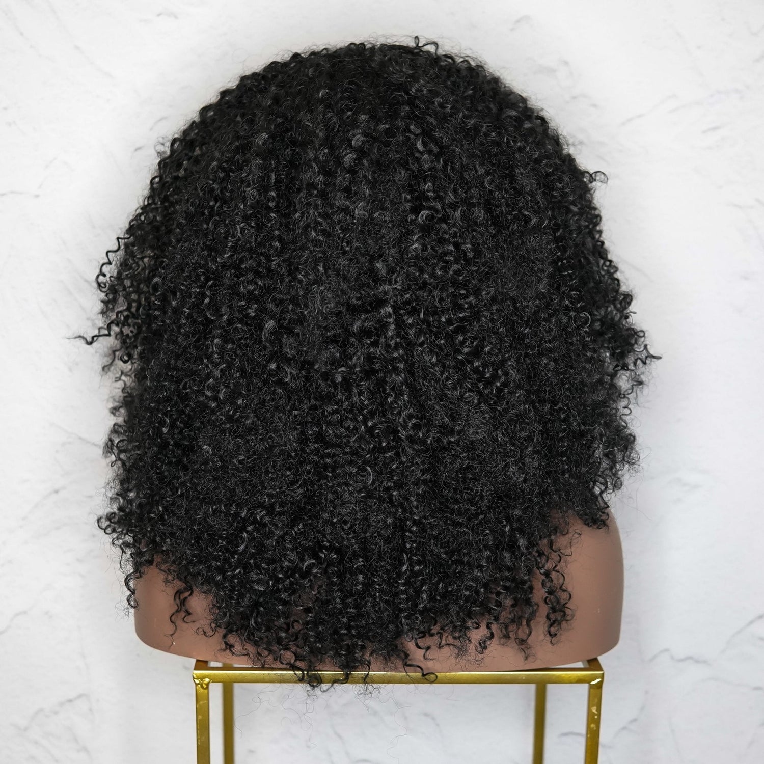 TYRA - Black - Afro Curl Wig | Black, 18 Inch, Fringe, Synthetic Hair | Milk &amp; Honey Wigs