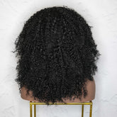 TYRA - Black - Afro Curl Wig | Black, 18 Inch, Fringe, Synthetic Hair | Milk & Honey Wigs