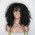 TYRA - Black - Afro Curl Wig | Black, 18 Inch, Fringe, Synthetic Hair | Milk & Honey Wigs