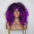 TYRA - Purple - Afro Curl Wig | Purple, 18 Inch, Fringe, Synthetic Hair | Milk & Honey Wigs