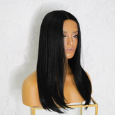 VALERIE - Black - Lace Front Wig | Black, 18 Inch, T-Part Lace Front, Synthetic Hair | Milk & Honey Wigs