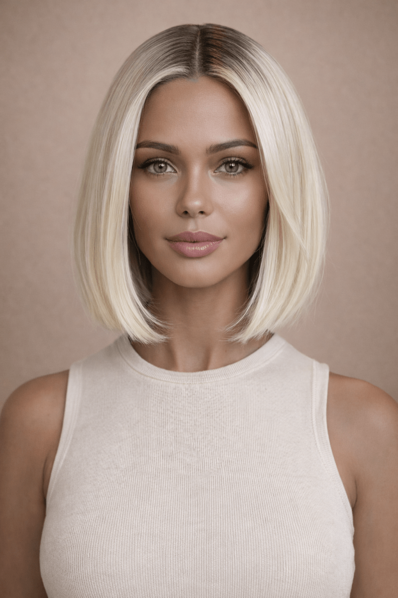 VENUS - Blonde Rooted - Lace Front Wig - Milk &amp; Honey Wigs