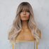 VIVIENE - Ombre Blonde - Fringe Wig | Blonde, 20 Inch, Fringe, Synthetic Hair | Milk & Honey Wigs