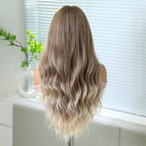 Wavy Long Warm Blonde 13x6 Lace Front Wig - MARKETPLACE | Blonde, 13x6 Lace Front, Synthetic Hair | Milk & Honey Wigs