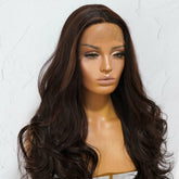 WHITNEY Ombre Brown Lace Front Wig - Milk & Honey Wigs