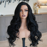 WILMA Natural Black Lace Front Wig - Milk & Honey Wigs