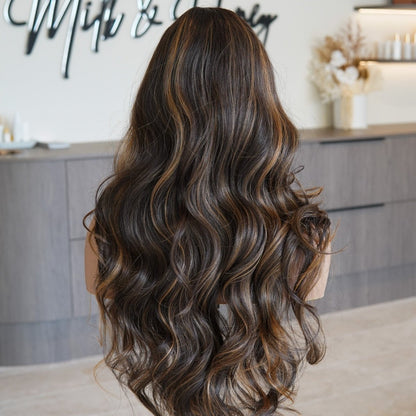 WILMA Warm Brown Lace Front Wig - Milk &amp; Honey Wigs