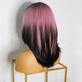 YURI Ombre Pink Fringe Wig - Milk & Honey Wigs