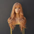 ZARA caramel synthetic loose wave fringe wig | Milk & Honey Wigs