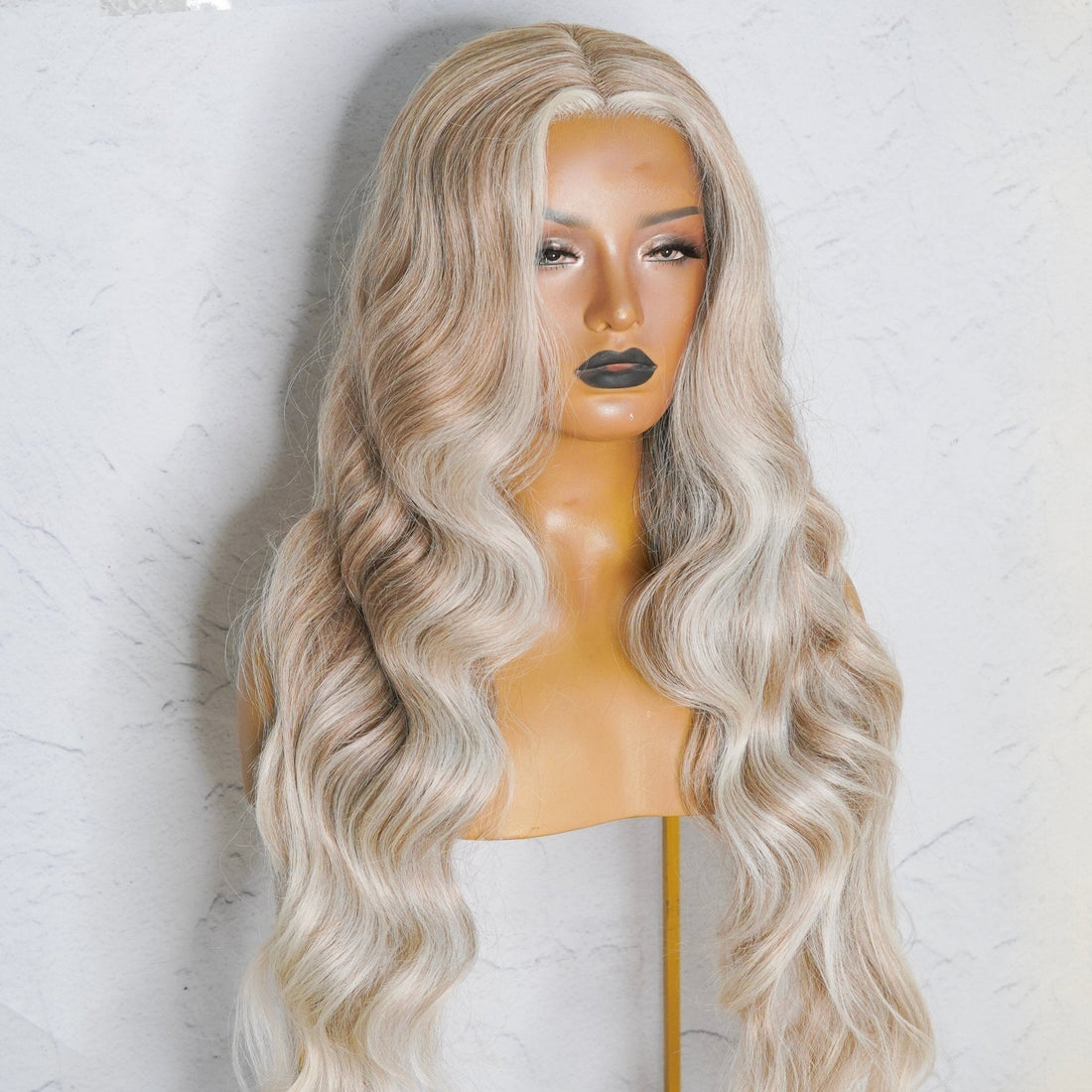ZENDAYA - Frosted Blonde - Lace Front Wig | Blonde, 28 Inch+, T-Part Lace Front, Synthetic Hair | Milk &amp; Honey Wigs