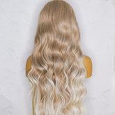 ZENDAYA - Frosted Blonde - Lace Front Wig | Blonde, 28 Inch+, T-Part Lace Front, Synthetic Hair | Milk & Honey Wigs