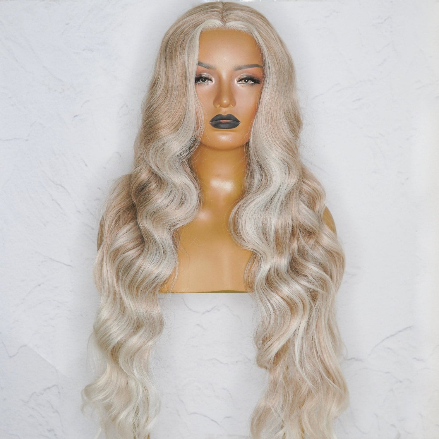 ZENDAYA - Frosted Blonde - Lace Front Wig | Blonde, 28 Inch+, T-Part Lace Front, Synthetic Hair | Milk &amp; Honey Wigs