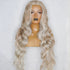 ZENDAYA - Frosted Blonde - Lace Front Wig | Blonde, 28 Inch+, T-Part Lace Front, Synthetic Hair | Milk & Honey Wigs