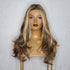 ZHRYEPA brunette ombre synthetic straight lace front wig | Milk & Honey Wigs