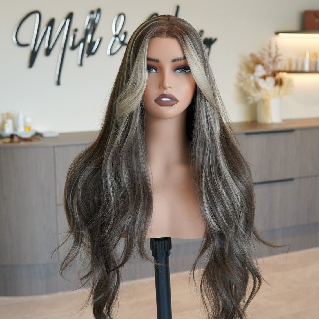 ZINA Mixed Brown 13x6 Lace Front Wig - Milk &amp; Honey Wigs