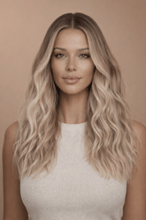 ZOEY - Ombre Blonde - Lace Front Wig - Milk & Honey Wigs