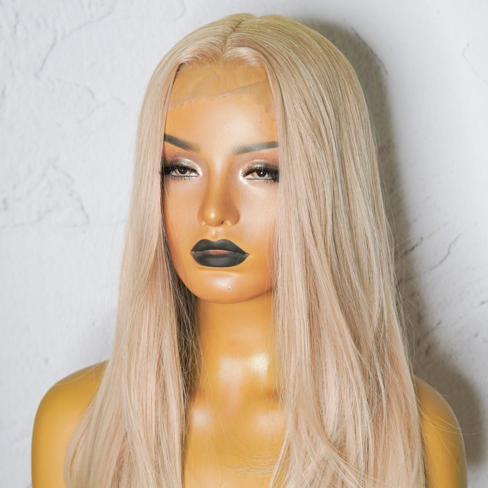 ZYPHER - Blonde - Lace Front Wig | Blonde, 16 Inch, 13x6 Lace Front, Synthetic Hair | Milk &amp; Honey Wigs