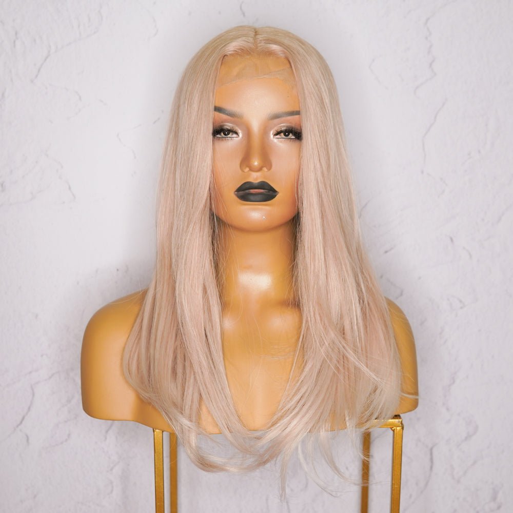 ZYPHER - Blonde - Lace Front Wig | Blonde, 16 Inch, 13x6 Lace Front, Synthetic Hair | Milk &amp; Honey Wigs